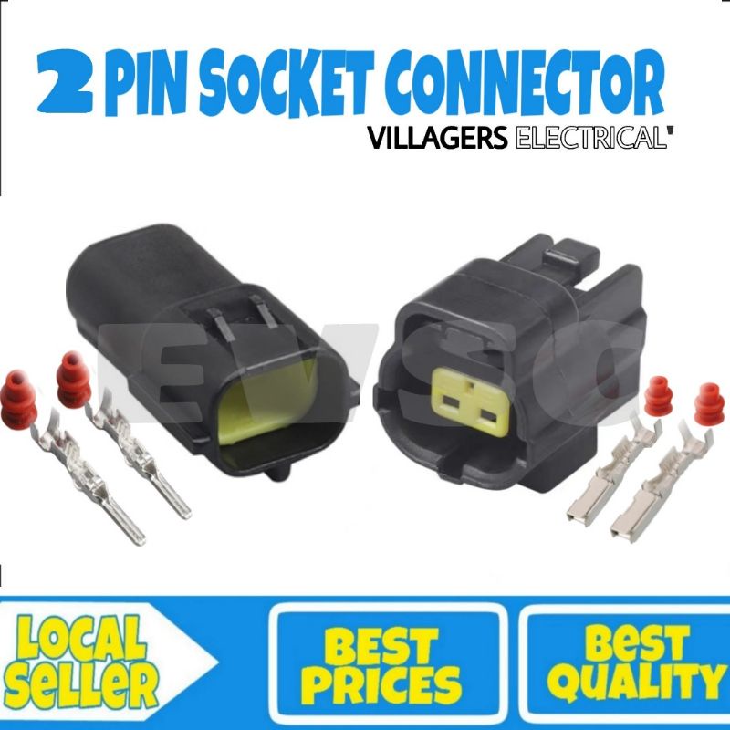 2 Pin Proton Inspira Mazda RX7 IAT intake Air Temperature Sensor Socket