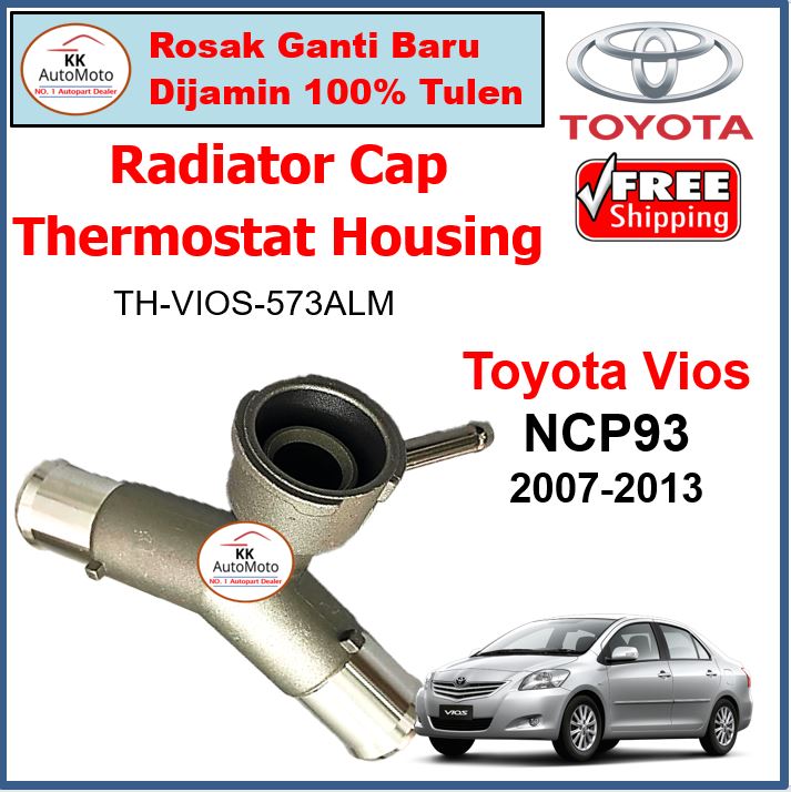 Toyota Vios NCP93 Premium OEM Thermostat Housing Radiator Cap Joint ...