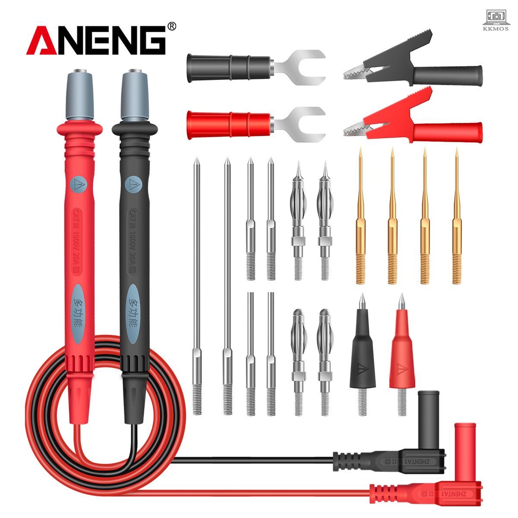 ANENG 22in1 Multimeter Test Lead Set 1000V Professional Silicone