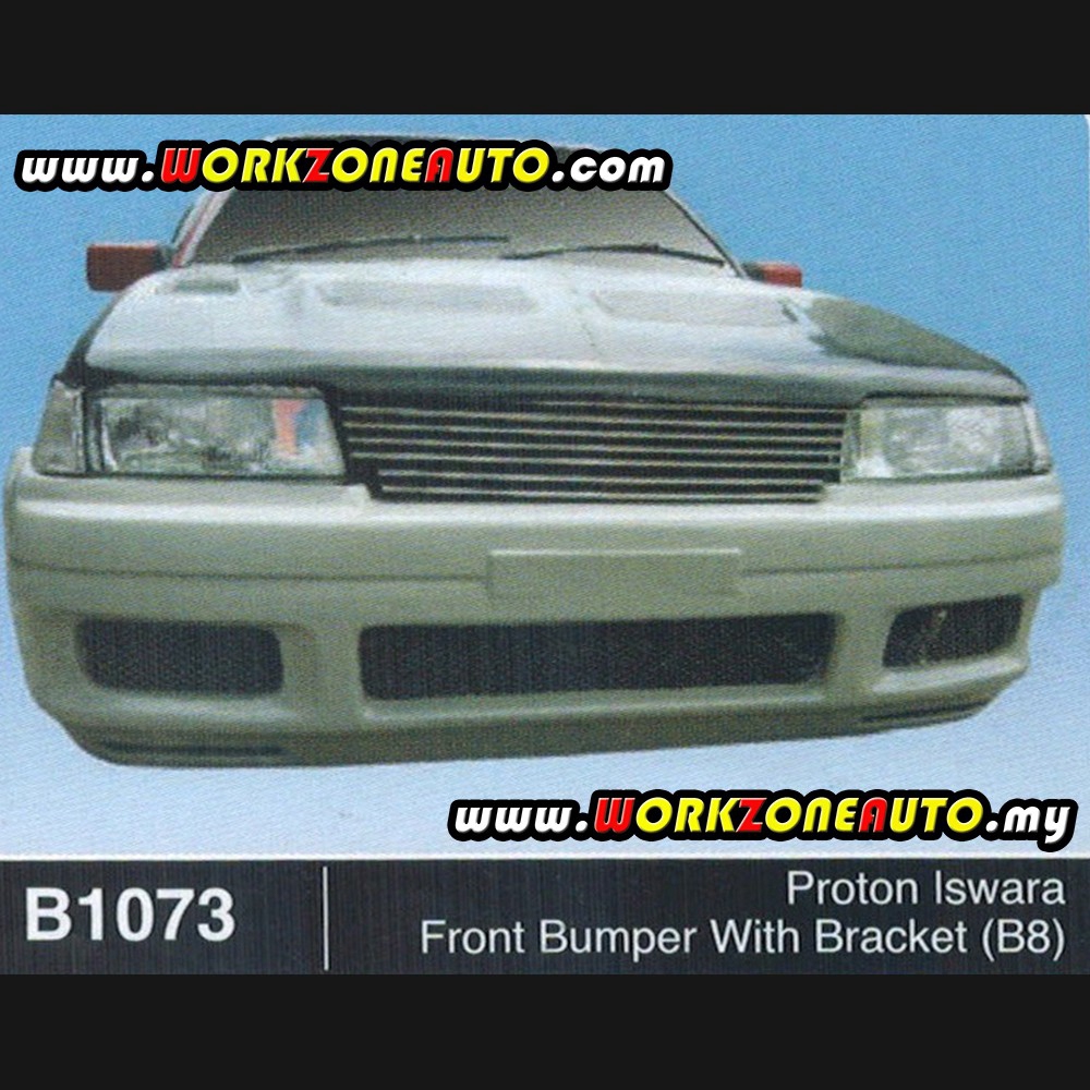 B1073 Proton Iswara Fiber Front Bumper With Bracket B8 Shopee