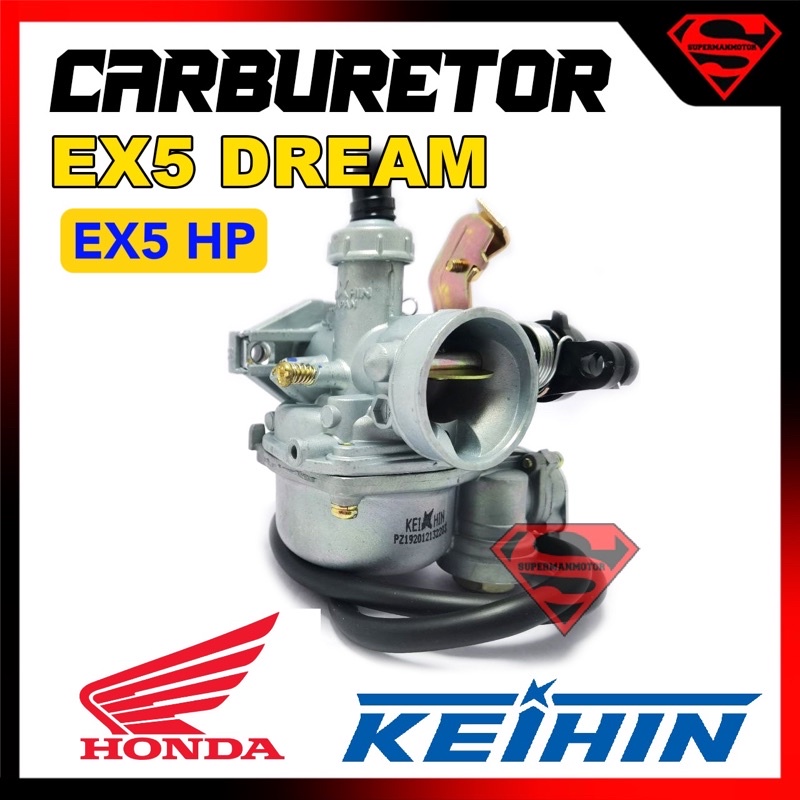 CARBURETOR EX5 DREAM / EX5 OLD EX5 HI POWER EX5 HP KEIHIN GENUINE PARTS