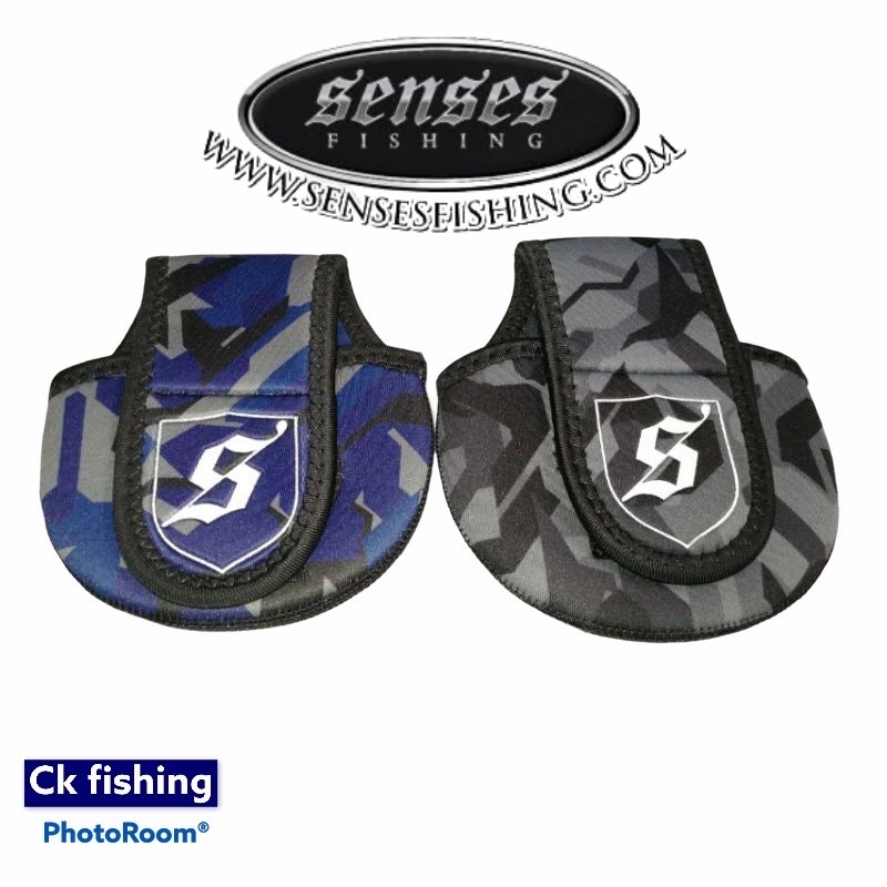 Senses 3D Baitcasting Reel Pouch Bag Logo / BC Reel Cover / Baitcast Fishing  Reel Bag / BC Bag Mesin pancing