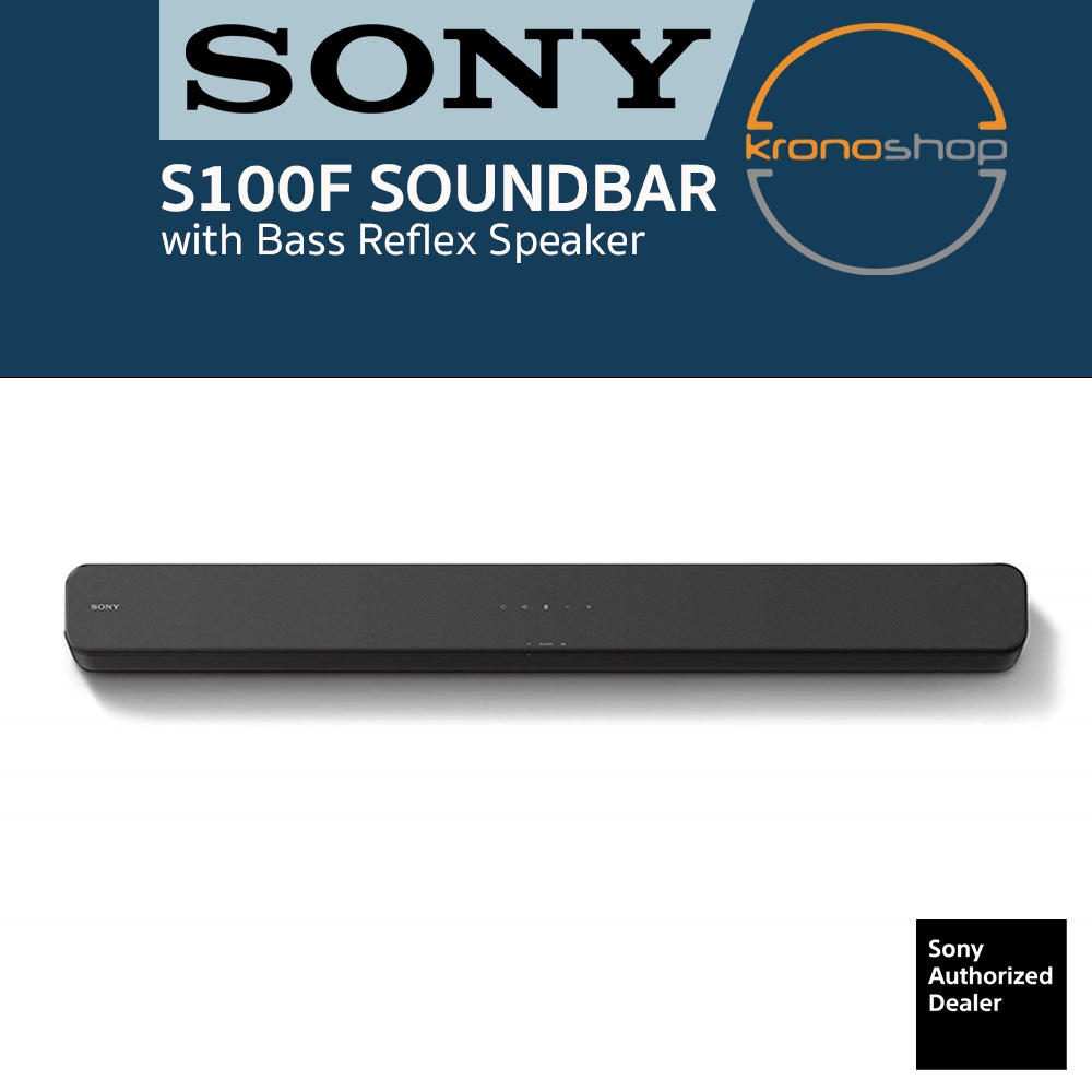 Sony S100F 120W 2ch Soundbar with Bass Reflex Speaker HT-S100F