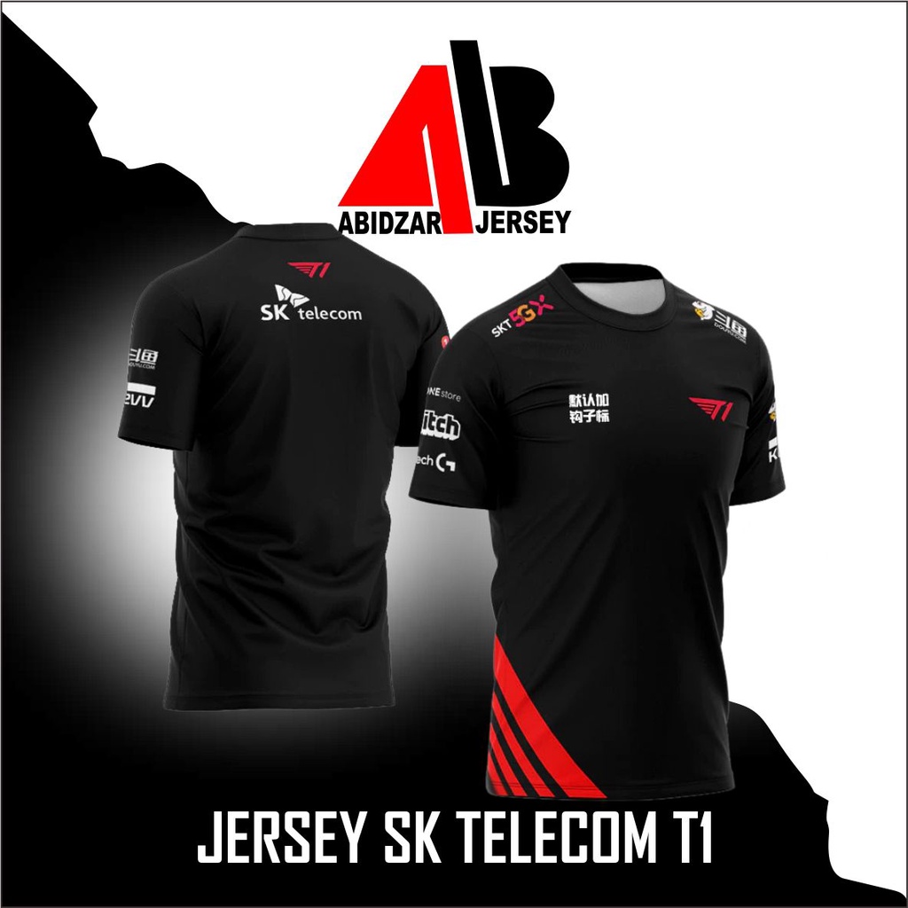 Jersey T1 SKT T1 black edition game dota 2 Shopee Malaysia