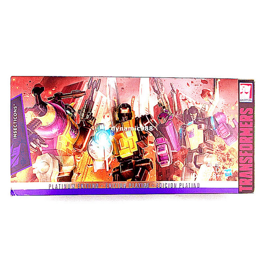 Transformers Generations Insecticons Platinum Hasbro Edition New ...