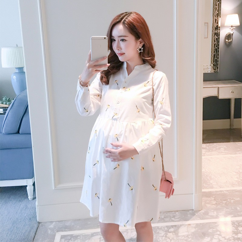 Korean maternity clearance dress