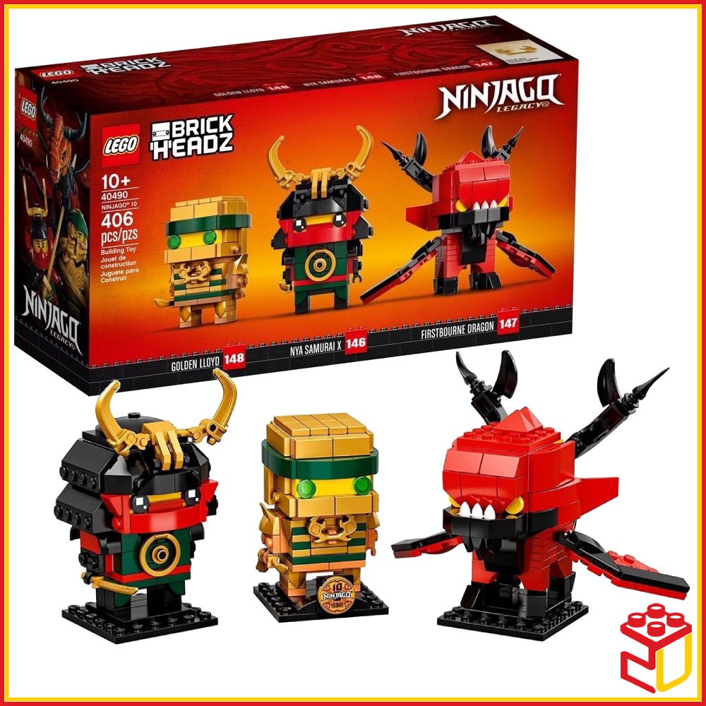 LEGO BrickHeadz Ninjago Legacy 10th Anniversary Set 40490LEGO BrickHeadz  Ninjago Legacy 10th Anniversary Set 40490 - OFour