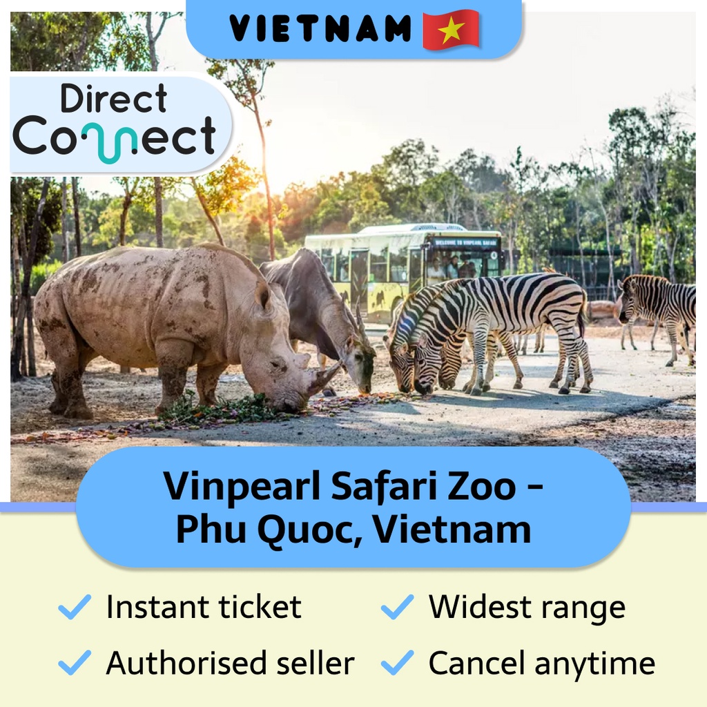 Vinpearl Safari Zoo Phu Quoc Vietnam Animals Attractions Tickets ...