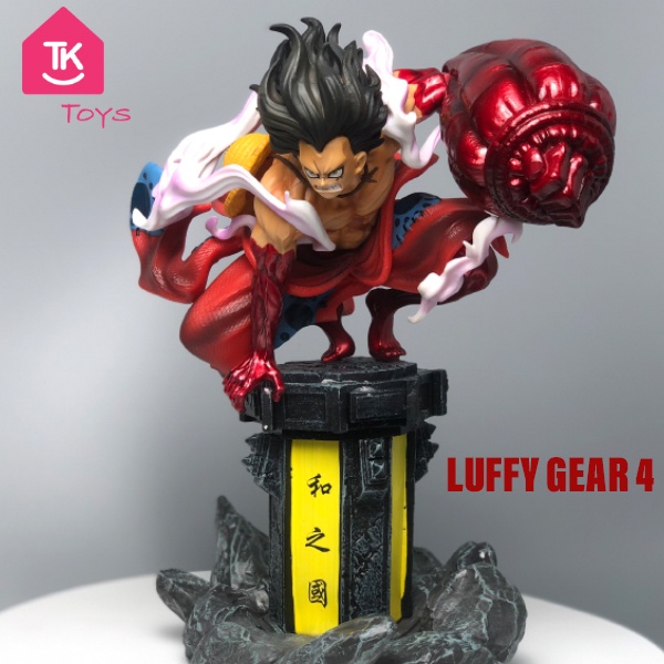 Luffy GEAR 4 Sneaker Man Beautiful Every Detail Anime One Piece Character Figure 30cm High