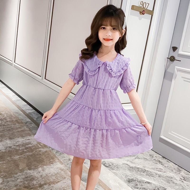 Korean purple outlet dress