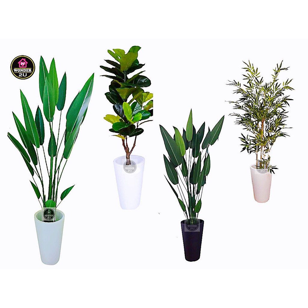 Pasu Bunga Hiasan Pasu Tinggi Plastic Vase Pasu Pokok Pasu PVC Fiber ...