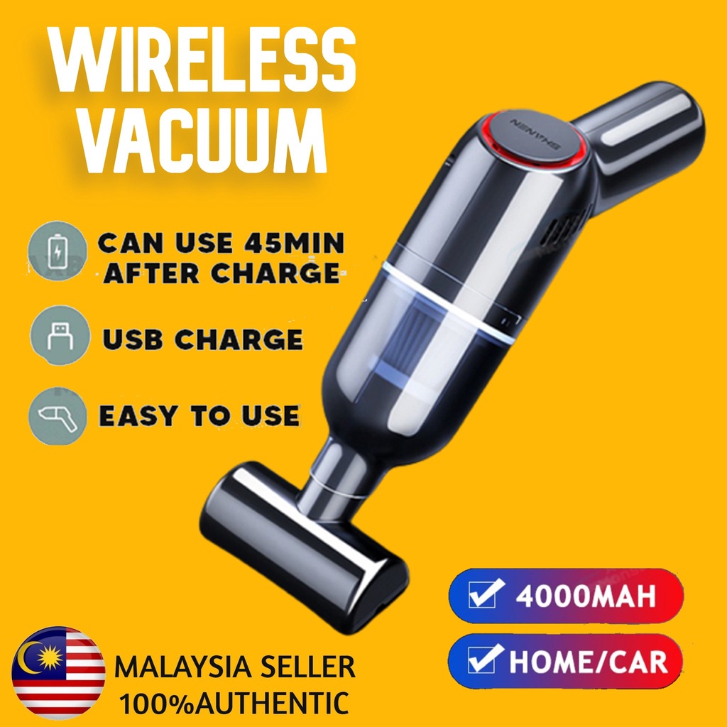 Super 8000PA Car Vacuum Portable Vacuum Cleaner Rechargeable Wireless