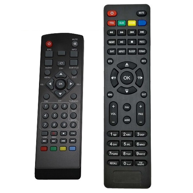 REMOTE CONTROL FOR DIGITAL TV/SATELLITE/COMBO TVBOX RECEIVER TNT X8 ...