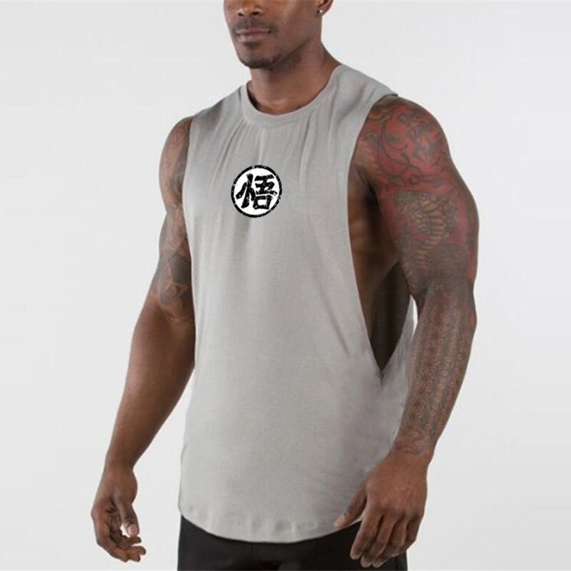 Brand Mens Workout Shirts Gym Tank Top Men Clothing Bodybuilding Mesh ...
