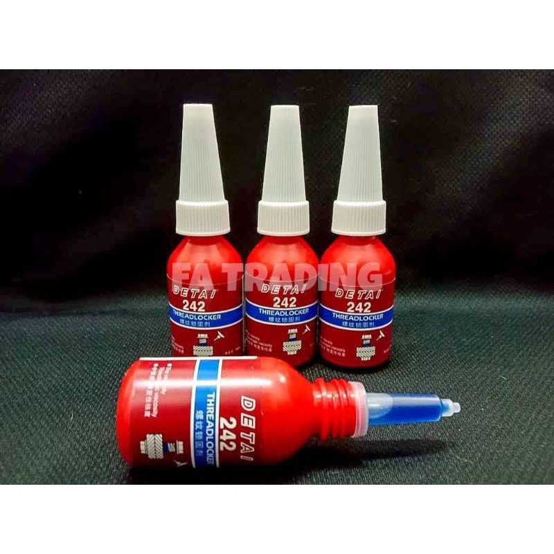 🇲🇾 VISBELLA THREAD LOCKER MEDIUM & HIGH STRENGTH THREADLOCK THREAD