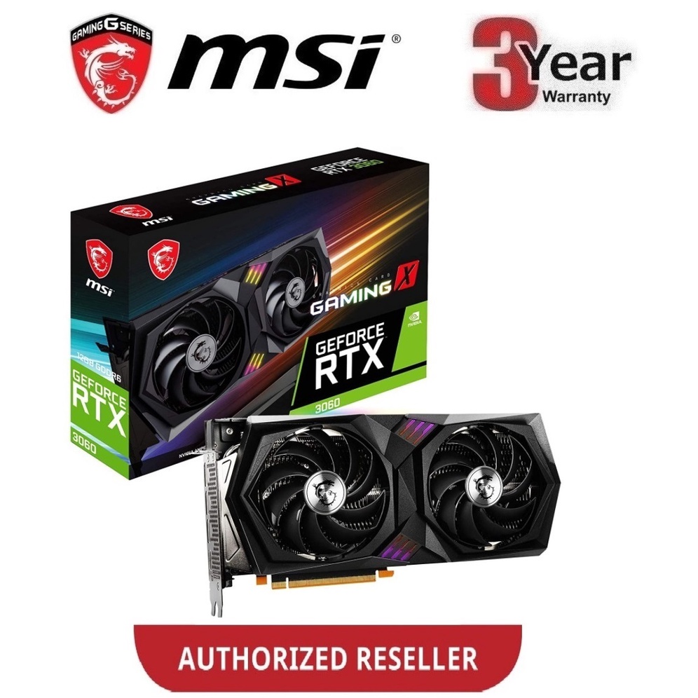 MSI GeForce RTX3060 GAMING X 12GB GDDR6 RTX 3060 GAMING X | Shopee Malaysia