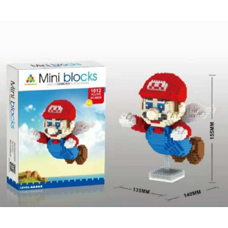 🔥READY STOCK🔥1012 PCS Flying Super Mario Building Blocks DIY Nano ...
