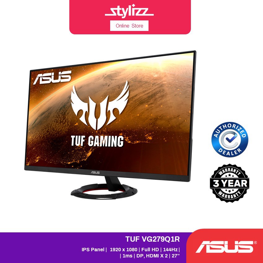 ASUS TUF VG279Q1R 27 Full HD 144Hz 1ms Gaming Monitor