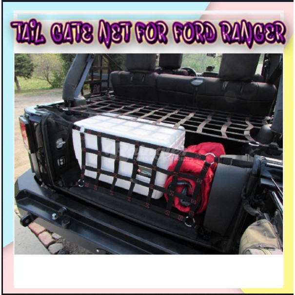FORD RANGER Heavy Duty TAIL GATE NET (MAKAPAL,MATIBAY,MALAPAD) | Shopee ...