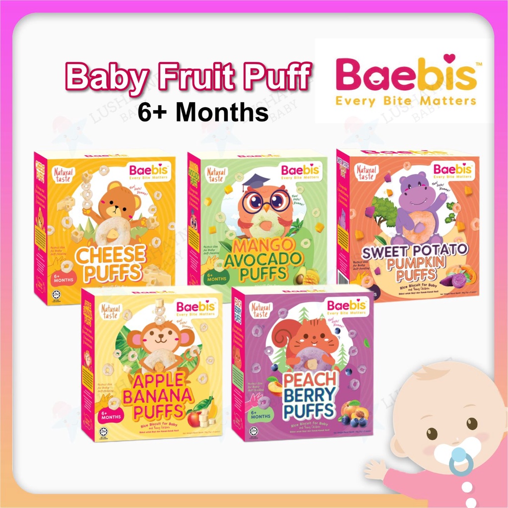 Baby best sale fruit puffs