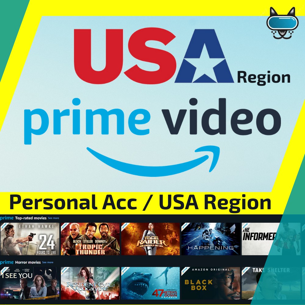 Amazon Prime Video 🔥USA Region🔥 Personal Account [CHEAPEST] Primevideo