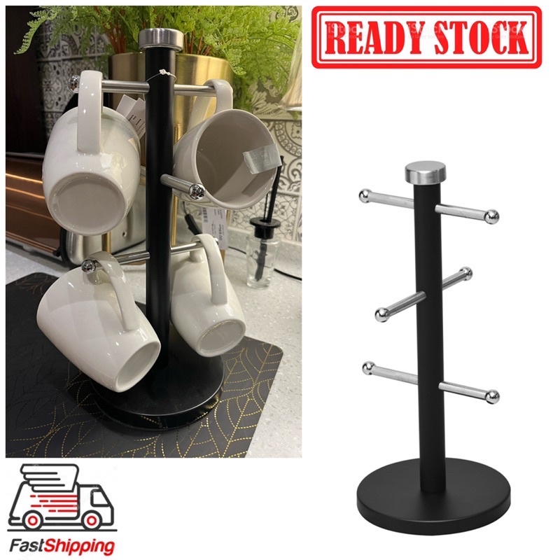 PREMIUM QUALITY SSF Stainless Steel Mug Holder Penyangkut Cawan