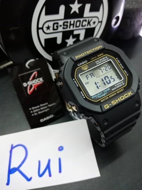 G Shock 35th Anniversary Limited Edition Origin Gold DW 5035D 1 Shopee Malaysia