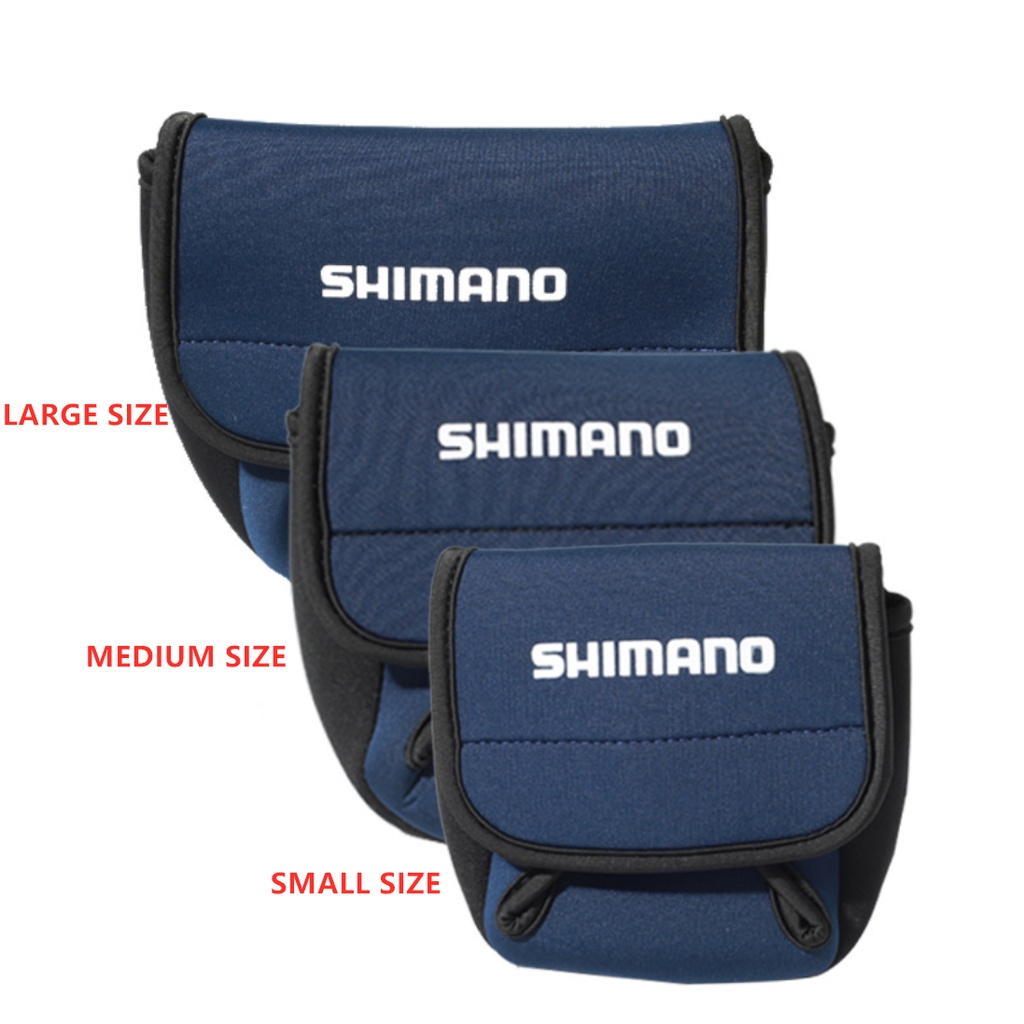 SHIMANO YASEI Sync Trace&Dropshot Case black grey fishing reel bag