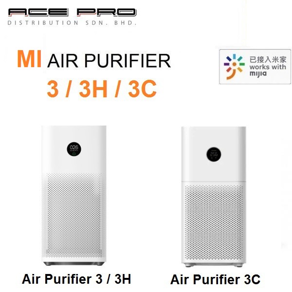 [Global / CN] Xiaomi Mijia Mi Air Purifier 3 / 3H / 3C HEPA Filter Home