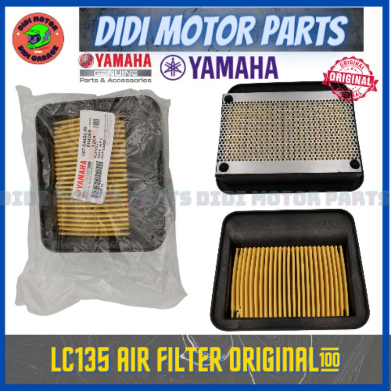 DIDI MOTORPARTS，LC135 Air Filter Original HLY💯 Dijamin Original Parts💯，LC135 Filter Air Cleaner