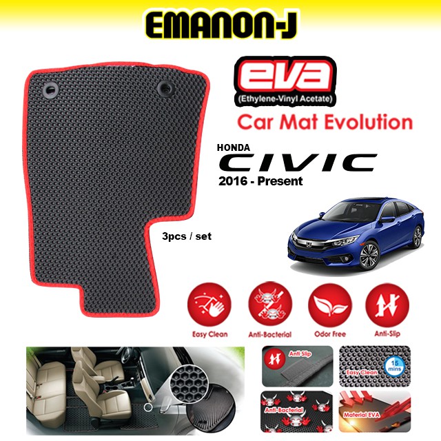 EmanonJ Eva Evolution Honda Civic FC 2016 2021 OdorFree Anti