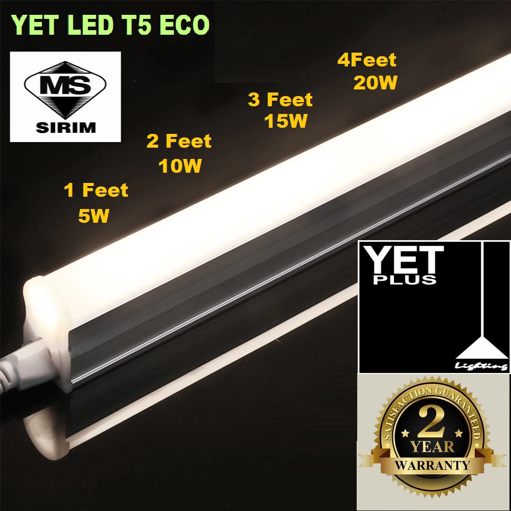 YETPlus Lampu LED T5 Tube Light T5 Drop Light T5 Curve Light T5 Ceiling ...