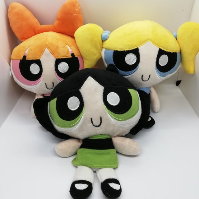 25Cm Powerpuff Girl Plush Soft Toy 1 Set (Ready Stock) | Shopee Malaysia