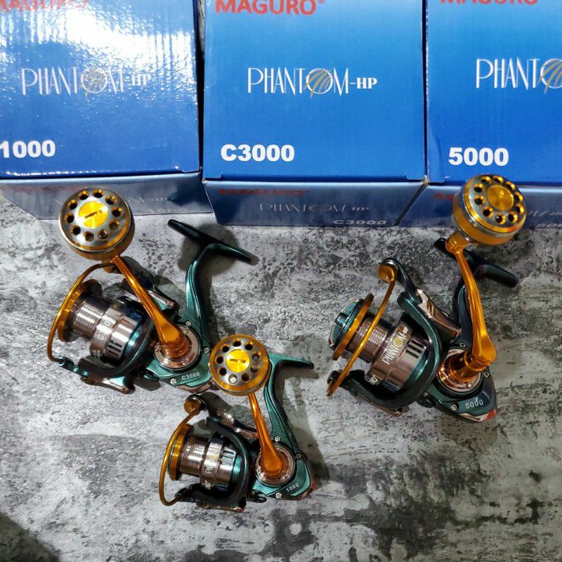 MAGURO PHANTOM-HP 1000 / C3000 / C3000PG / 4000PG / 5000 / 5000PG / 5000HG  FISHING SPINNING REEL