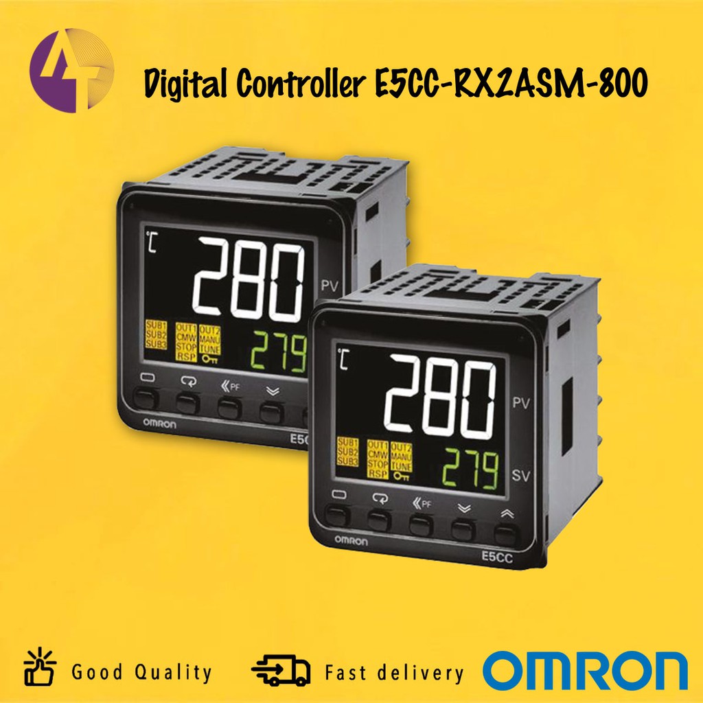 Omron Temperature Controller, 48*48mm E5CC*X2ASM800 SERIES Shopee