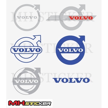 Volvo Custom Design Cutting Stickers (Cars, Motor, Window) | Shopee ...