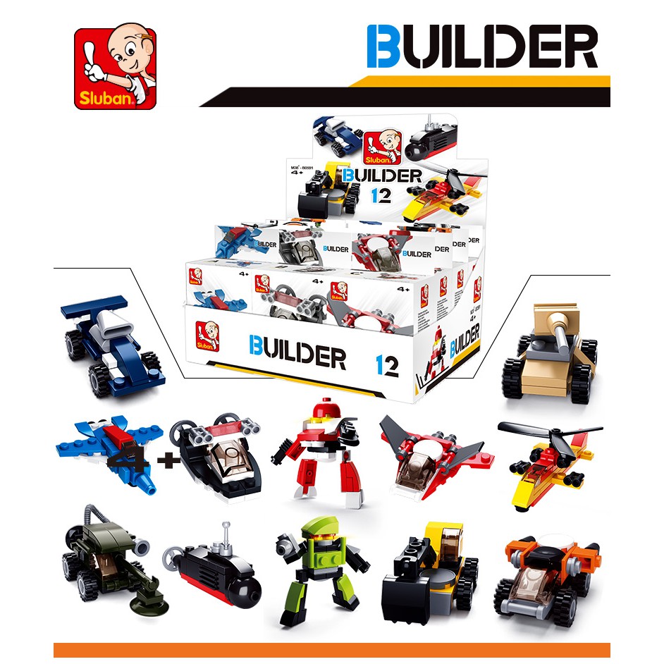 Sluban Building Blocks 18-323 PCS Educational Kids Construction Toy ...