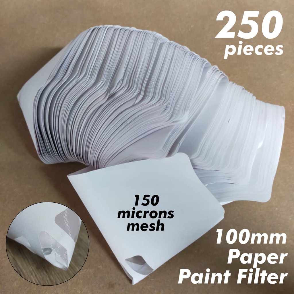 Paper Paint Filter (250pcs)100mm Paper Paint Strainer For Paint