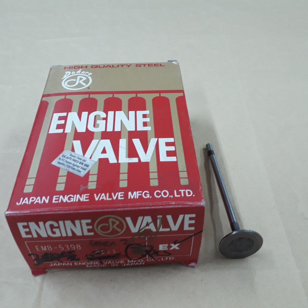 (1PCS DOKURO EMB5398) ENGINE VALVE (EXHAUST) FOR PROTON GEN2 BLM FL FLX & EXORA CPS & PERSONA