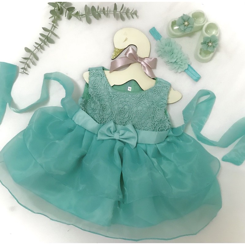 Mint green baby dress shop