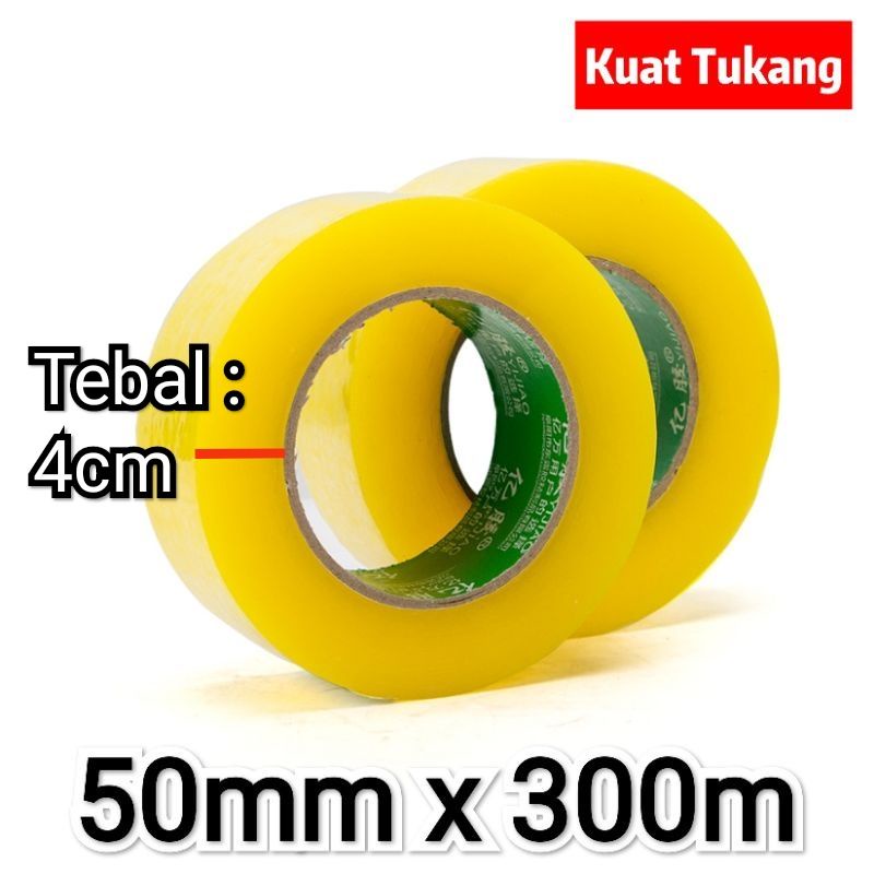 300M OPP Tape / Transparent Clear / Big Roll 50mm x 300m / Packaging ...