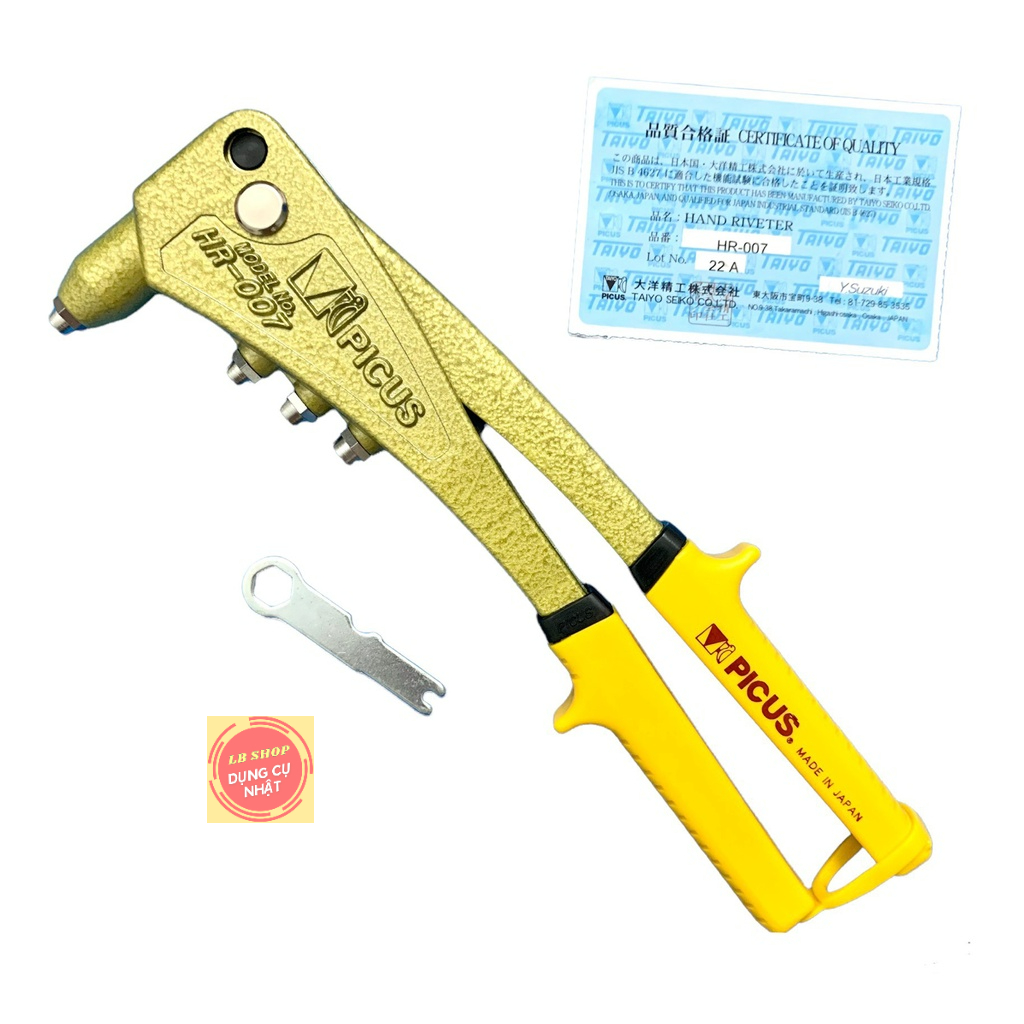 [Made in Japan] Japanese riveting pliers Picus HR-007- Riveting pliers ...