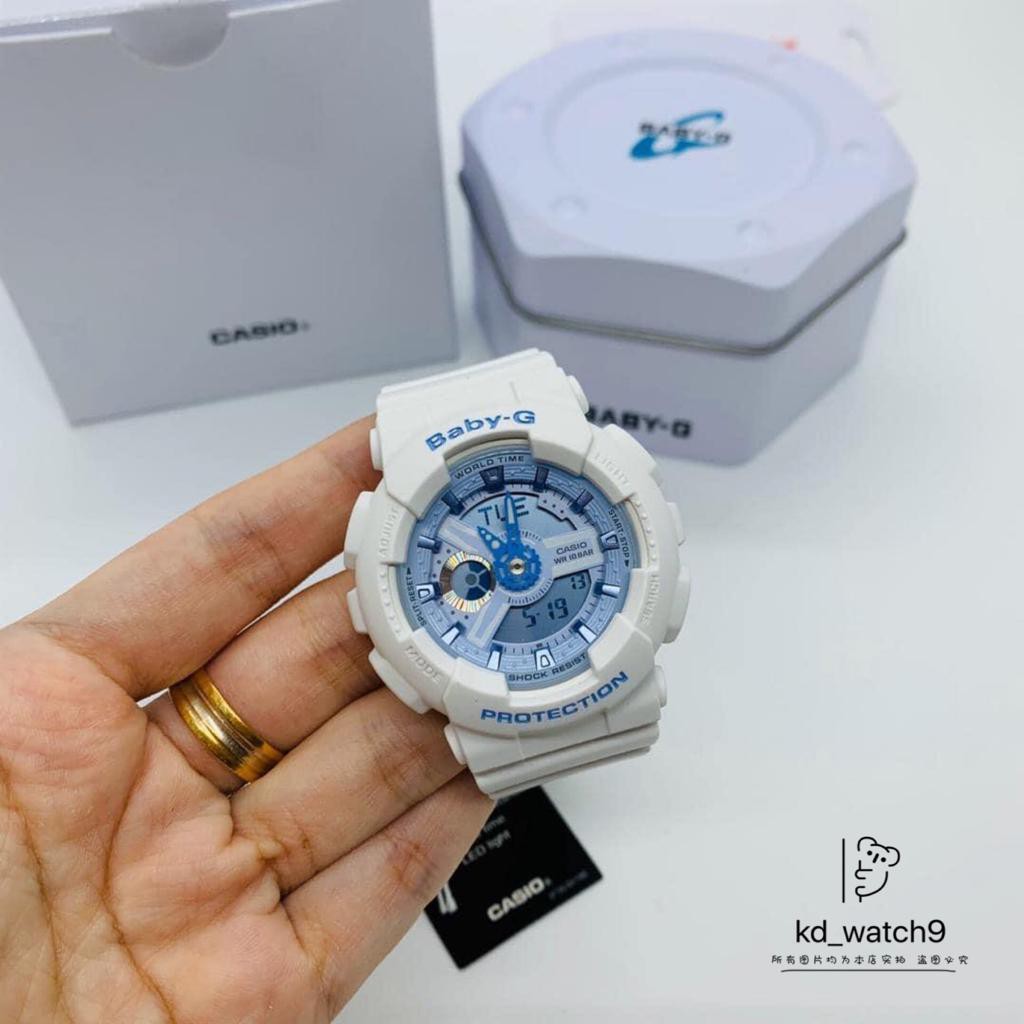 Baby g white blue sale