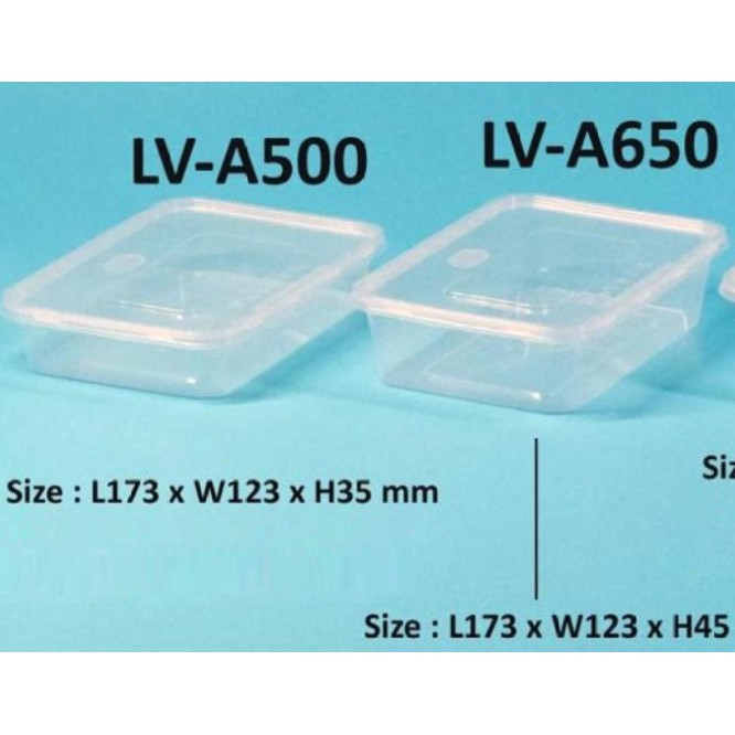 CB Ware [50sets]A500 A650 A750 A1000 A1500 Chunbe Rectangular Microwave ...