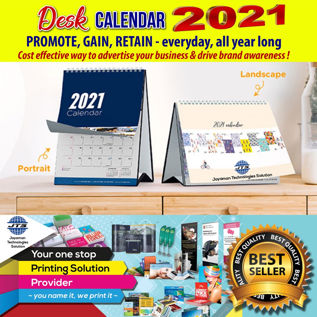 Desk Calendar 2025 (Custom Made / Customized / Personalized Shopee