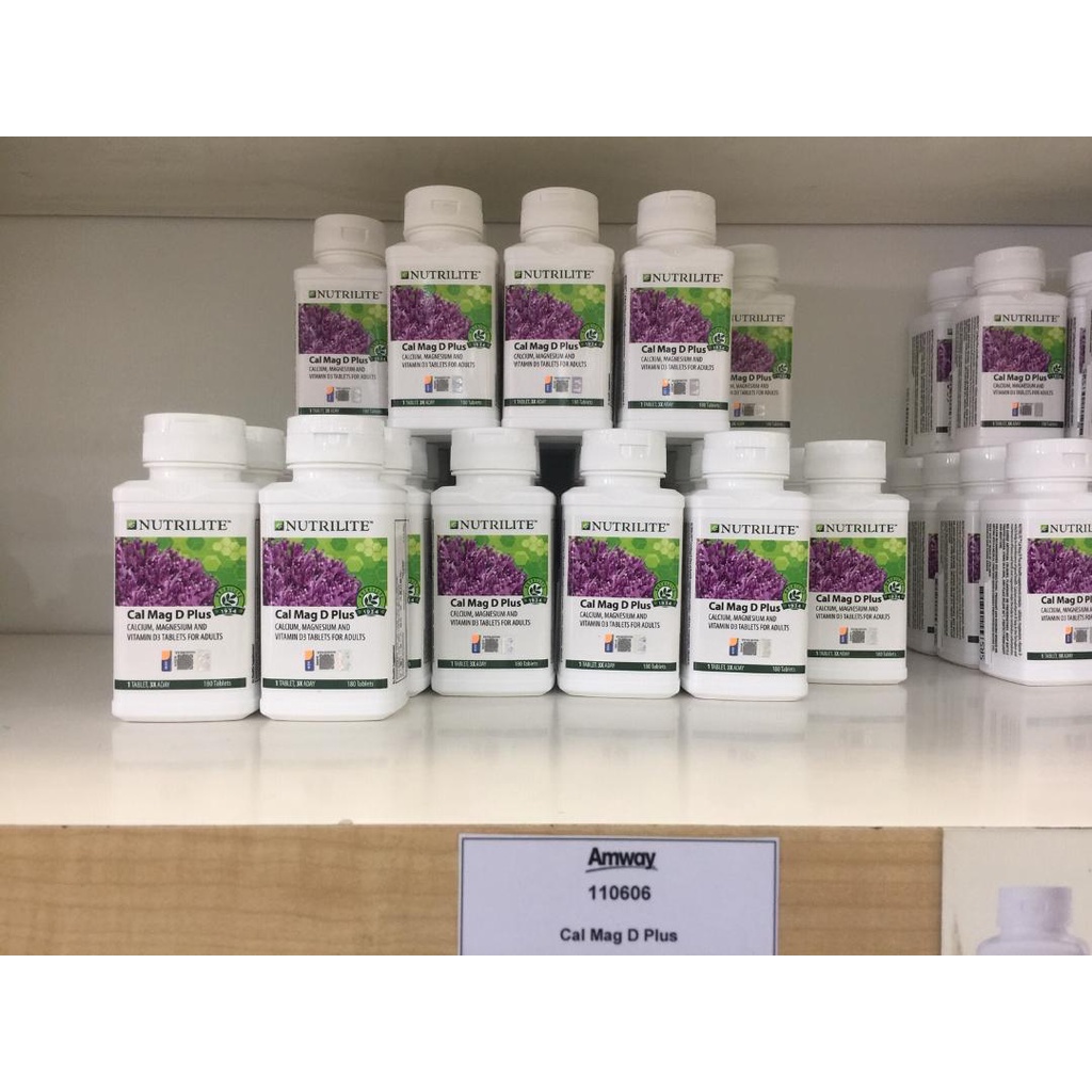 Amway Nutrilite Cal Mag D Plus 180 Tablets Shopee Malaysia