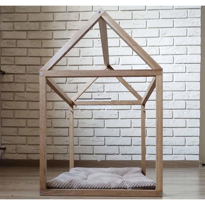 Cat Dog Bed Frame/Cat house/ Cat home/ Rumah Kucing/ Wooden Cat House
