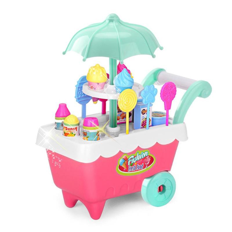 Mini Trolley Candy Ice cream Trolley Kids Trolley Toys Mainan Budak ...