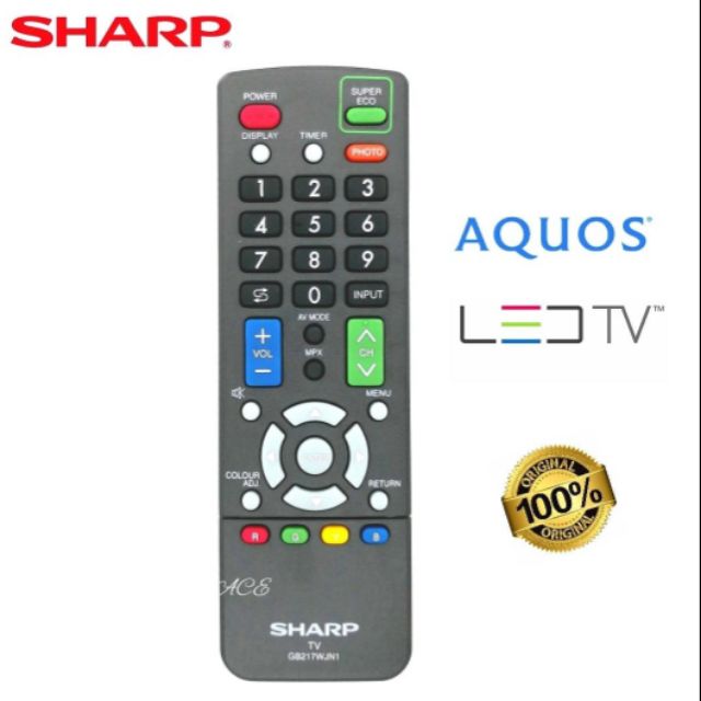 SHARP( Original)TV/LED/LCD RemoteControl Replacement (GB217WJN1