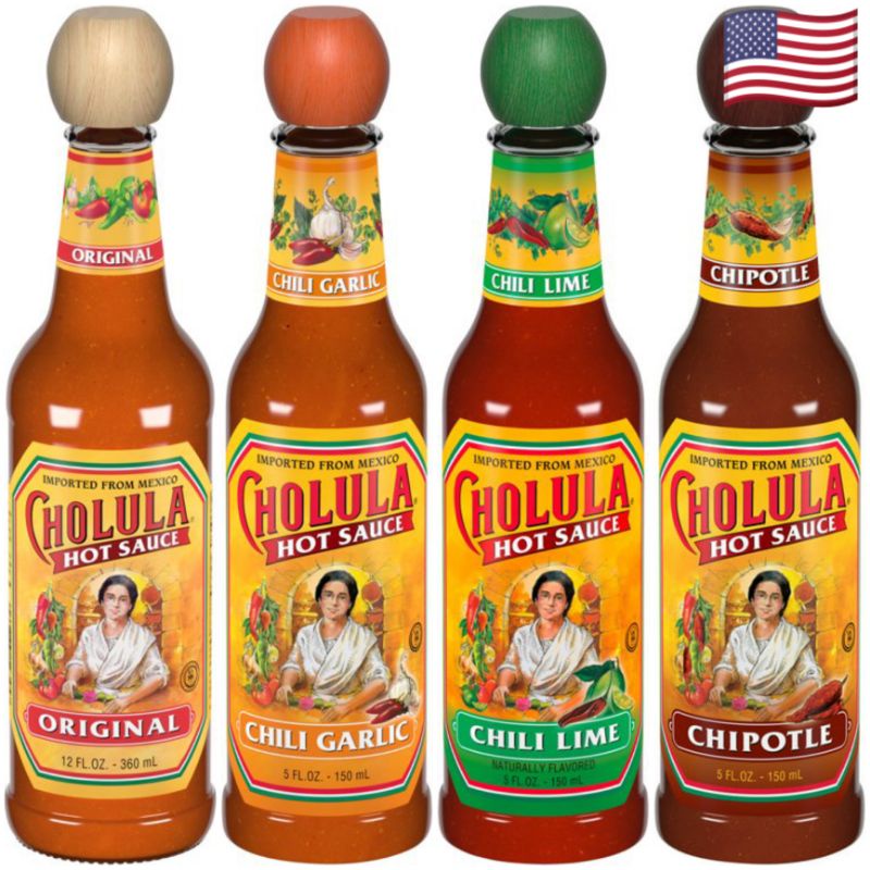 Cholula Hot Sauce 5oz imported from USA 🇺🇸 Original / Chilli Garlic